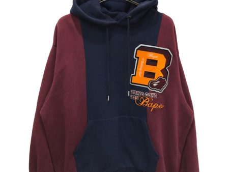 [Pre-owned] A BATHING APE Batch Color Blocking Hooded Hoodie 001PPJ801054I on Sale