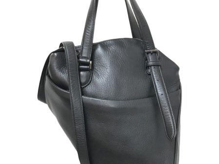 [Pre-owned] discord Yohji Yamamoto Variant 2-way leather tote bag DD-I20-721-02 Online now