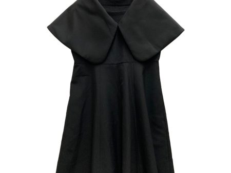 [Pre-owned] COMME des GARCONS Big collar dress   Wool gaber dress   Short sleeve dress   French sleeve dress GS-O035 For Discount