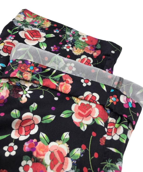 [Pre-owned] COMME des GARCONS COMME des GARCONS Flower Print Silk Easy Pants RG-P001 Online