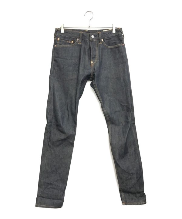 [Pre-owned] EVISU Carrot-fit Denim Jeans with Allover Daruma Daicock Print Hot on Sale