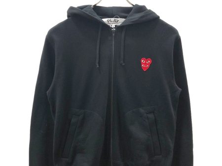 [Pre-owned] PLAY COMME des GARCONS Double Red Heart Hoodie AZ-T294 Cheap