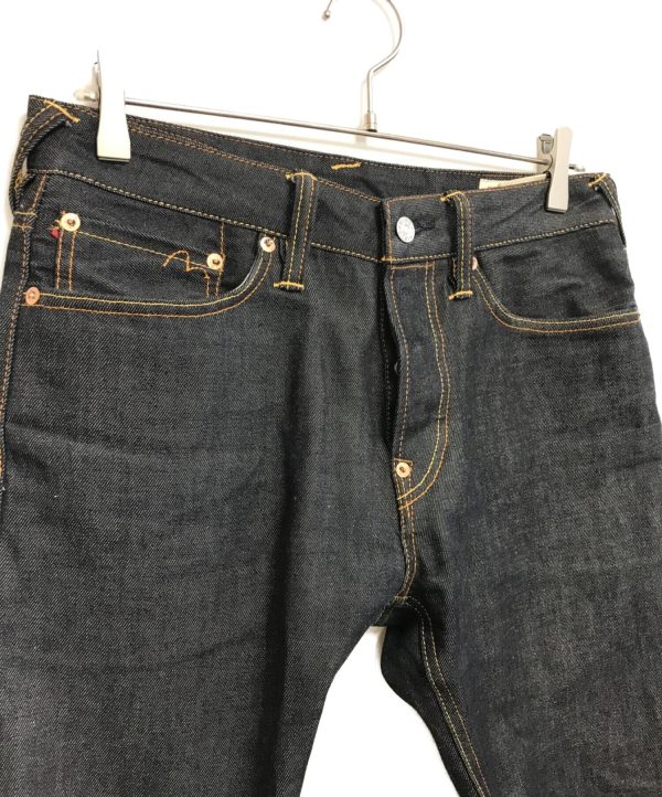 [Pre-owned] EVISU Carrot-fit Denim Jeans with Allover Daruma Daicock Print Hot on Sale