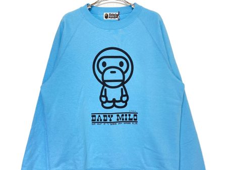 [Pre-owned] A BATHING APE Baby Milo Crewneck 002SWK301002M Online Hot Sale