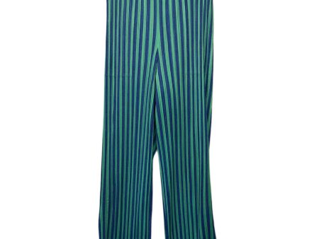 [Pre-owned] PLEATS PLEASE striped pleated pants PP23JF693 Online now