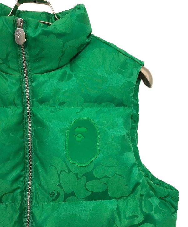 [Pre-owned] A BATHING APE TONAL SOLID CAMO PUFFER DOWN VEST 001DNJ801058I Hot on Sale