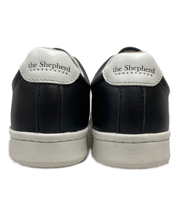 [Pre-owned] UNDERCOVER Sheep embroidered leather sneakers Online Hot Sale