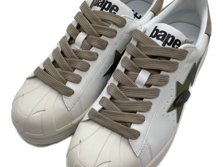 [Pre-owned] A BATHING APE A BATHING APE Sneakers M191012 White×Green M191012 Hot on Sale