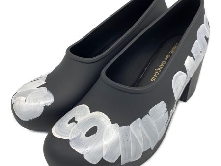 [Pre-owned] COMME des GARCONS Hand painted rubber pumps Online Hot Sale