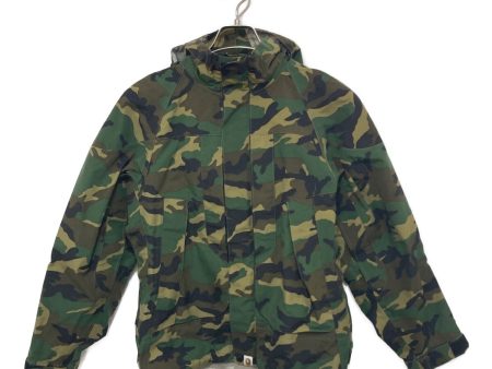 [Pre-owned] A BATHING APE Woodland Camo Pattern Gore-Tex Jacket 001hj0101009x For Sale