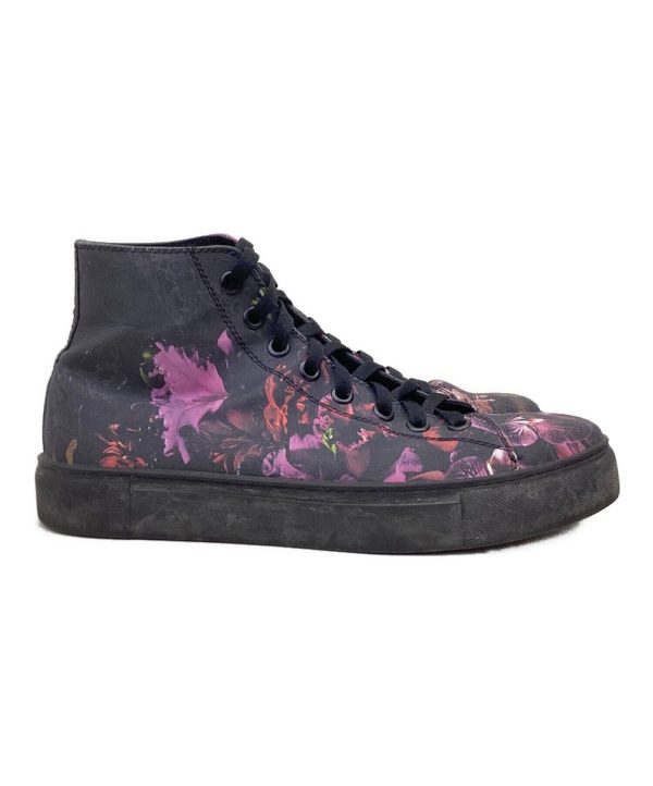 [Pre-owned] YOHJI YAMAMOTO Printed High Ket Sneakers Online now