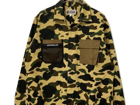 [Pre-owned] A BATHING APE 1ST CAMO OUTDOOR DETAIL POCKET RELAXED FIT SHIRT 001SHI801004M Supply