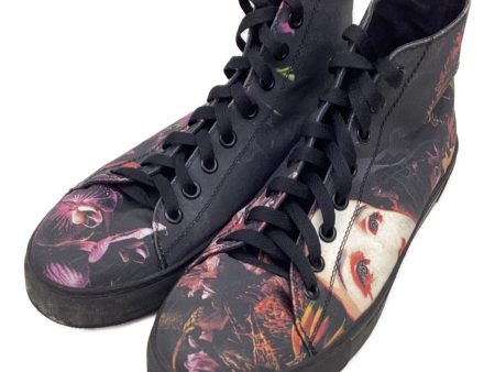 [Pre-owned] YOHJI YAMAMOTO Printed High Ket Sneakers Online now