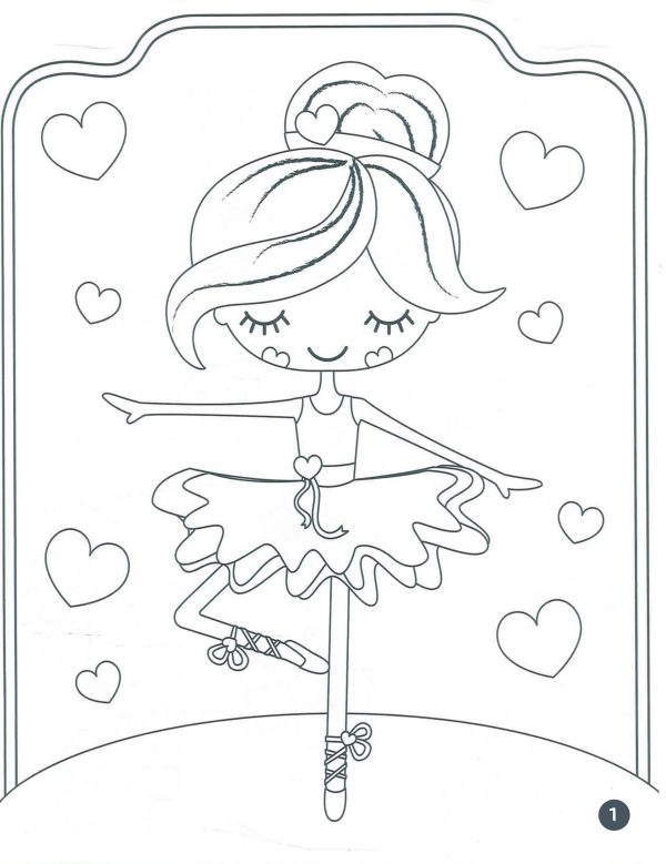 My Favourite Ballerina Colouring Books For Cheap