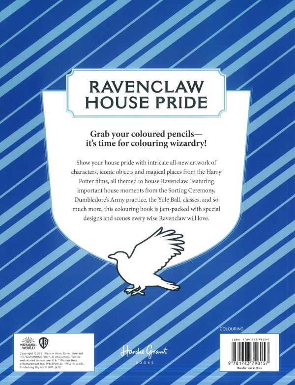 Harry Potter: Ravenclaw House Pride - The Official Colouring Cheap