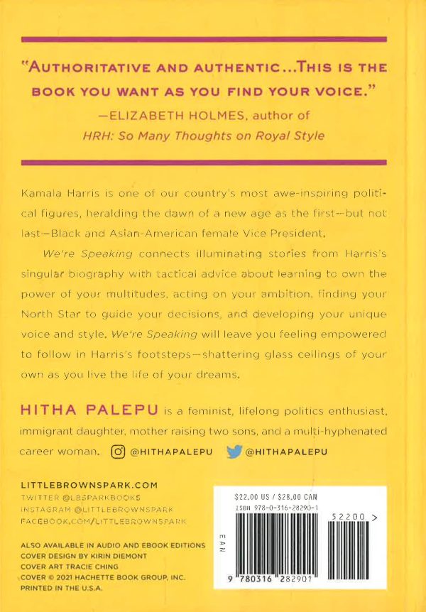 We re Speaking: The Life Lessons of Kamala Harris: How to Use Your Voice, Be Assertive, and Own Your Story Online Hot Sale