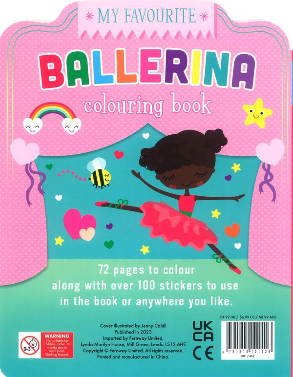 My Favourite Ballerina Colouring Books For Cheap