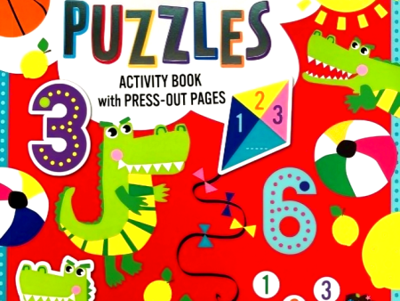 Number Puzzles Activity Book With Press-Out Pages Online Sale