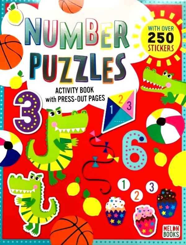 Number Puzzles Activity Book With Press-Out Pages Online Sale