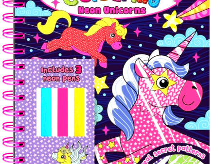 Magic Pattern Colouring: Neon Unicorns on Sale