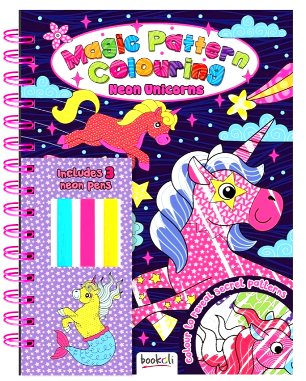 Magic Pattern Colouring: Neon Unicorns on Sale