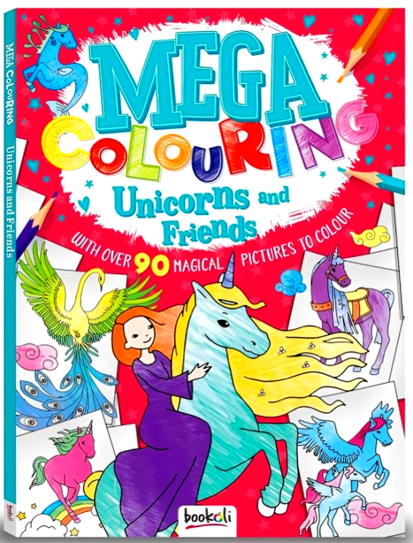 Mega Colouring: Unicorns & Friends For Sale