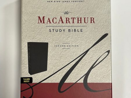 NKJV MACARTHUR STUDY BIBLE BLK-3320 For Discount