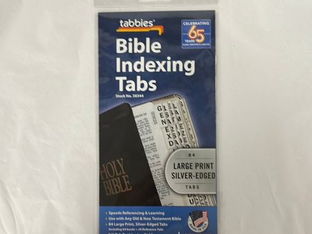 BIBLE TABS NT LG SILVER10084371-3447 Supply