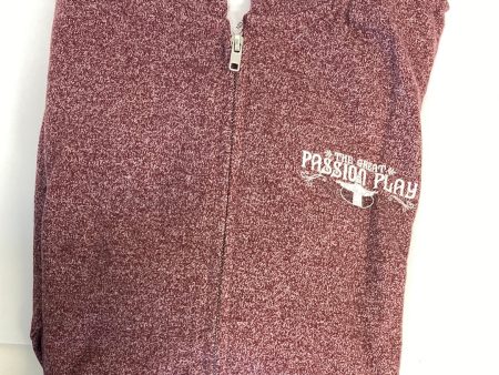 GPP MAROON ZIP HOOD SWEAT 2XL-8751 : 2XL on Sale