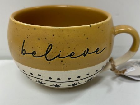 BELIEVE STONEWARE MUG-8368 Supply