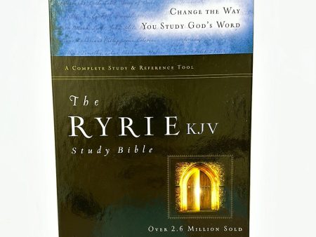 KJV RYRIE STUDY BIBLE BLK LTHR-9029 For Discount