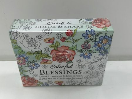 COLORFUL BLESS COLORING CARDS-2580 Sale