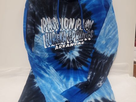 GPP BLUE TIE DYE HOODED T SM-XL-8577 : SM-XL For Sale