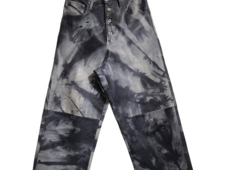 [Pre-owned] SUGARHILL shibori-some leather denim pants 20AWLA03 Sale