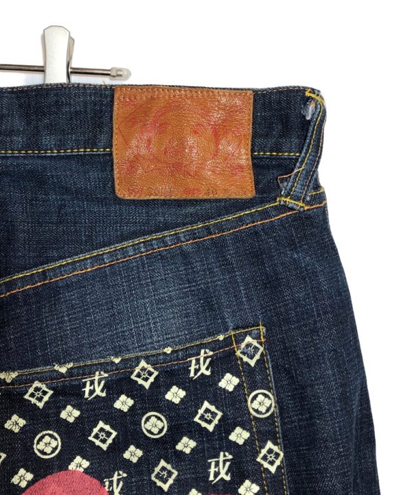 [Pre-owned] EVISU 2001 selvage denim pants Discount