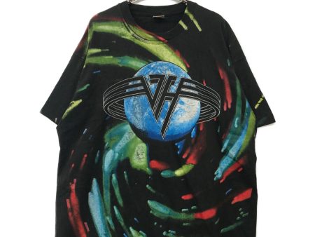 [Pre-owned] VAN HALEN WORLD TOUR T-shirt Van Halen World Tour T-shirt Online now